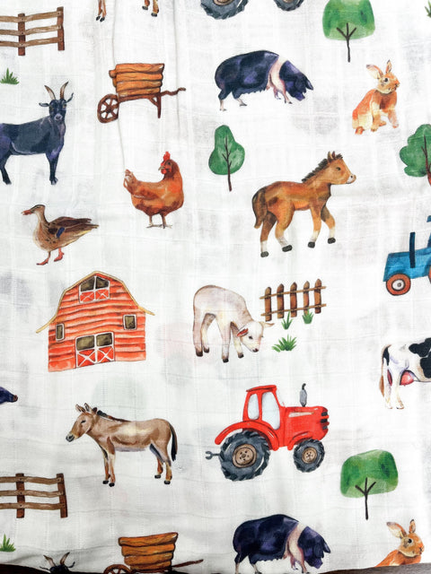 Mousseline Bambou Fermette Western