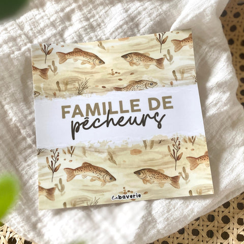 Autocollant Voiture « Famille De Pêcheurs »