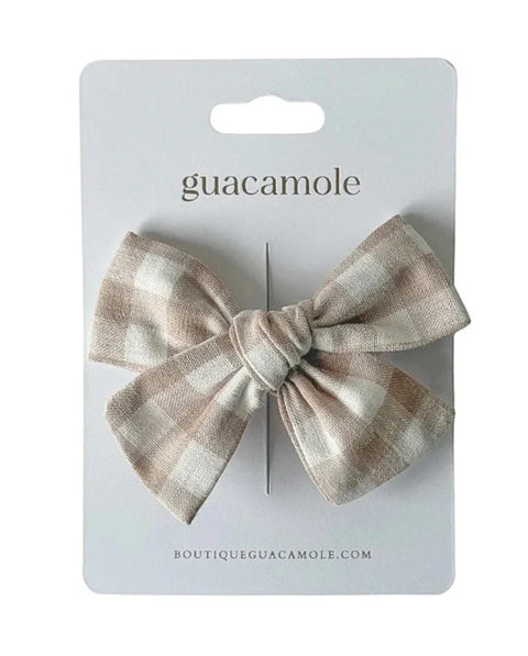 Pince À Cheveux Boucle En Lin Tarte Aux Pommes