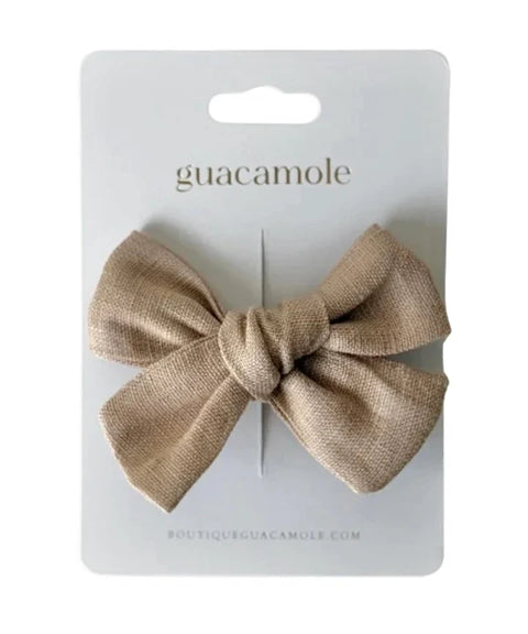 Pince À Cheveux Boucle En Lin Brioche