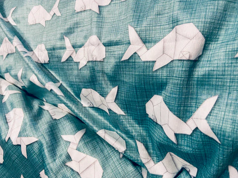 Tablier De Bain Baleine Origami