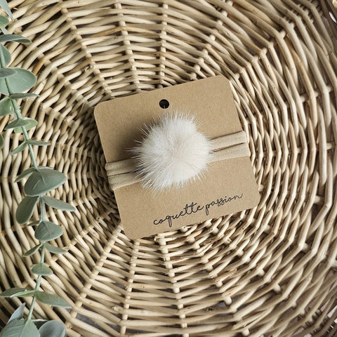 Bandeau Pompon Fourrure