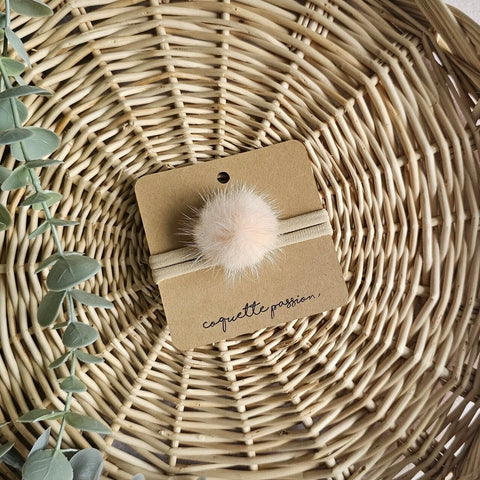 Bandeau Pompon Fourrure