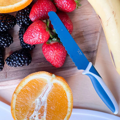 Couteau Kiddikutter Bleu