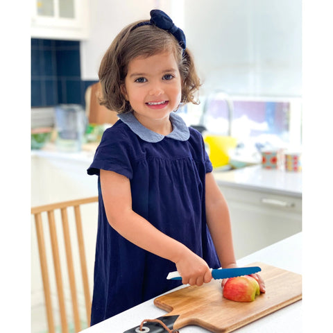 Couteau Kiddikutter Bleu