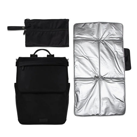 Sac À Couches Le Kendall Nylon Recyclé Noir