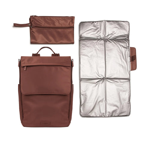 Sac À Couches Le Kendall Nylon Recyclé Sienna