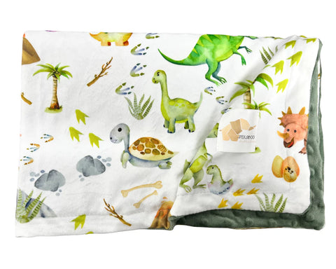 Doudou Peluche Dinos & Oeufs Vert (Endos Vert Forêt)