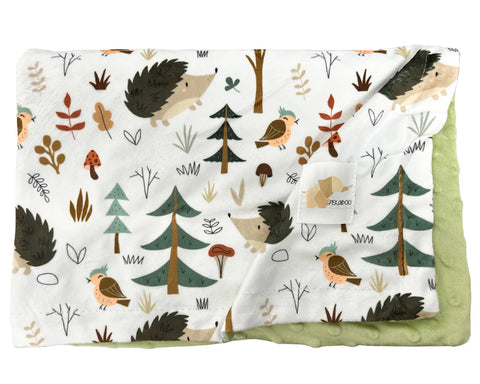 Doudou Peluche Hérisson Vert (Endos Vert Apple)