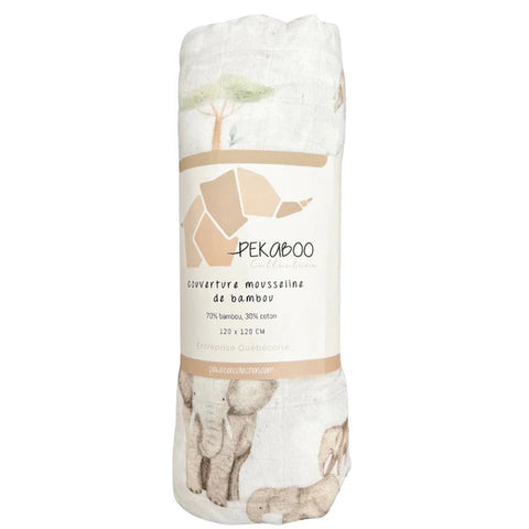 Mousseline Bambou Ma Tribu Éléphant