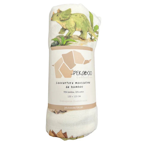 Mousseline Bambou Mission Dino