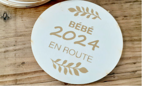 Pastille Bébé 2024 En Route Feuillages