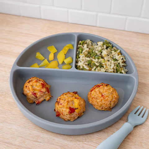 Boulettes De Poulet, Riz Brun & Légumes