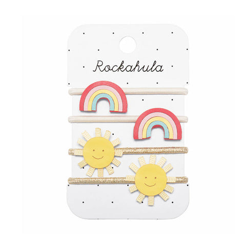 Ensemble Élastiques Vintage Rainbow And Sun