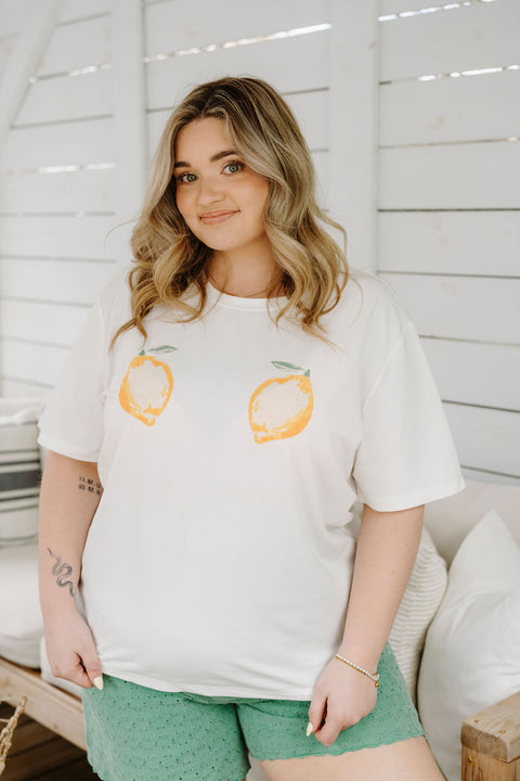 T-Shirt Oversize Fruité Citron