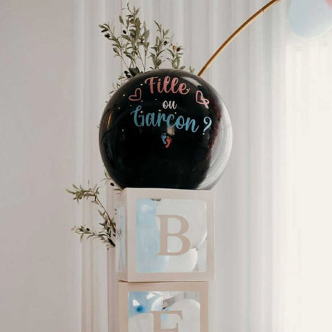 Ballon Révélation Du Sexe Avec Confettis