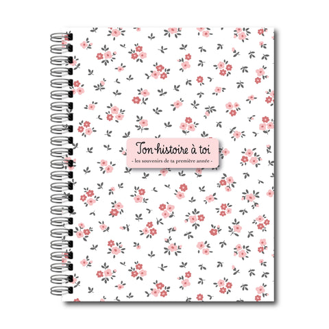 Livre De Naissance Souple Champs Fleuris