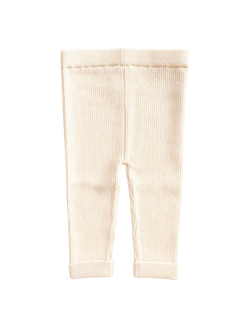Legging Côtelé Biscuit