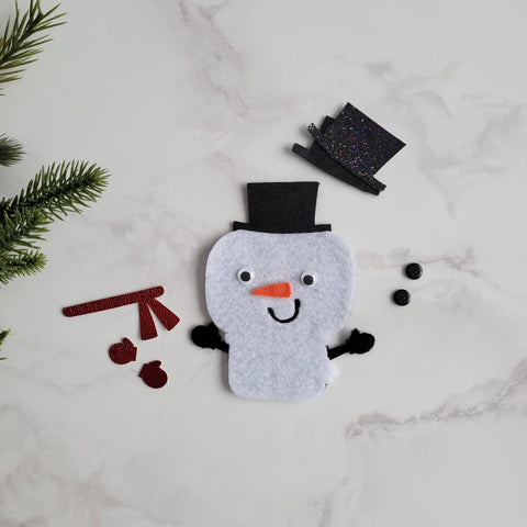 Bricolage Le Bonhomme De Neige (Intermédiaire)