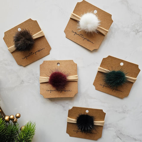 Bandeau Pompon Fourrure