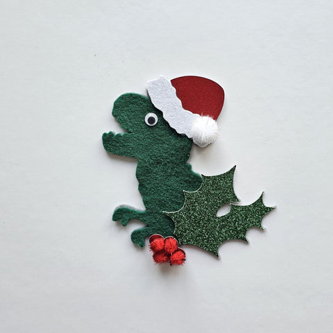 Bricolage Dinosaure De Noël (Facile)