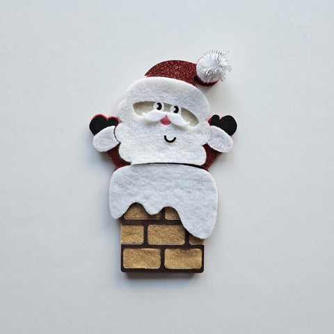 Bricolage Le Père Noël Dans La Cheminée (Expert)