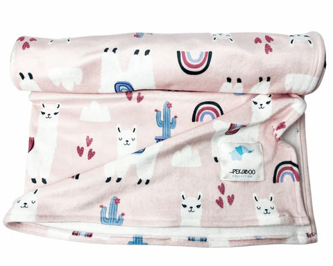 Couverture Magiks TODDLER Lamas Rose