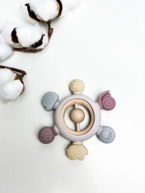 Jouet De Dentition Gouvernail Rose