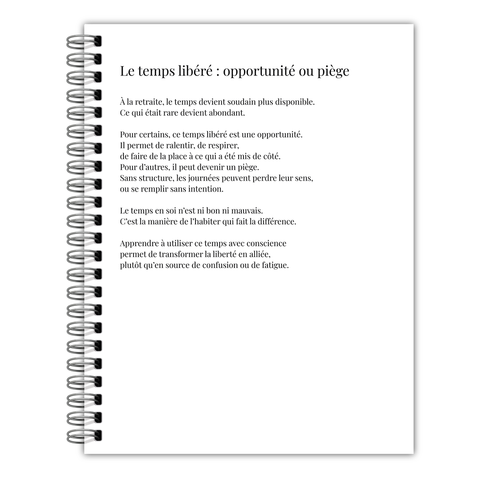 Livre Mon Journal De Retraite