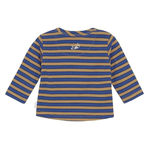 T-Shirt Manches Longues Spicer Medium Brown Rayé