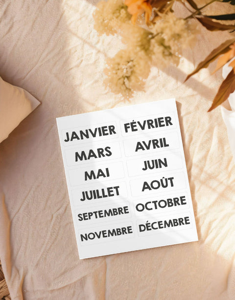 Calendriers de première année de bébé - Petit Ourson