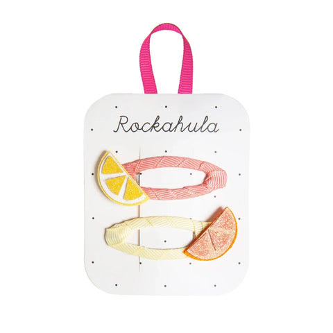 Ensemble Barrettes Citrus Slice