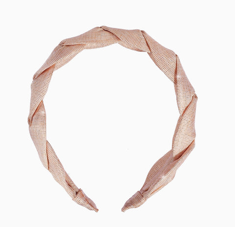 Bandeau Sparkle Linen Plaited