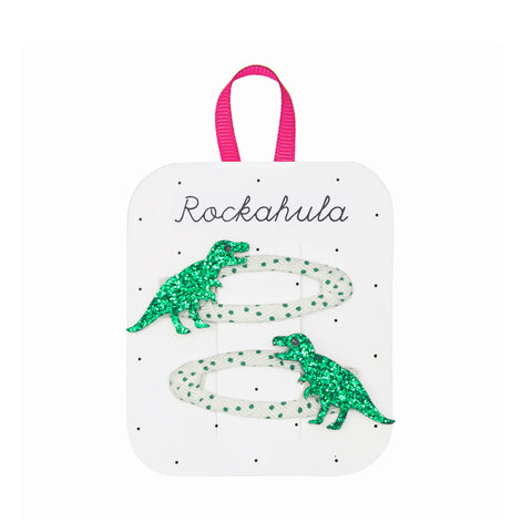 Ensemble Barrettes Shimmer Dinosaur