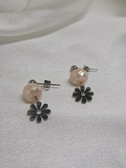 Boucles D'oreilles Marguerite Argent