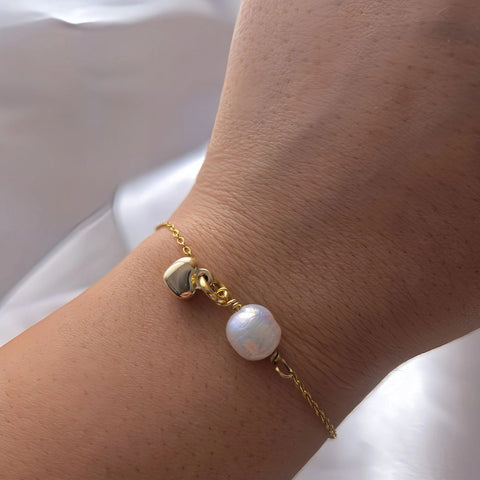 Bracelet Adulte Coeur Vaillant Or