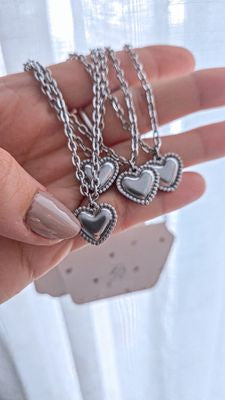 Collier Mon Coeur Enfant Argent