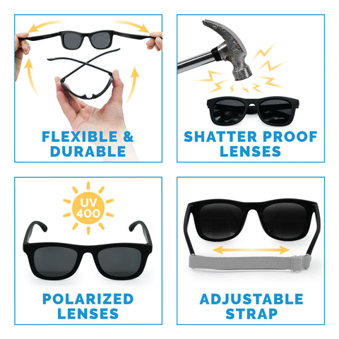 Lunettes De Soleil Urban Xplorer Polarisées Bleu Pâle À Verres Aurora