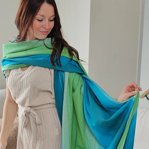 Écharpe Ajustable Tissée Ring Sling Lime