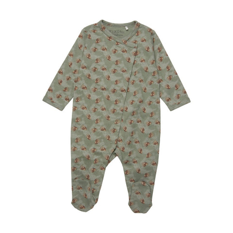 Pyjama Vert Avec Pattes D'Ours