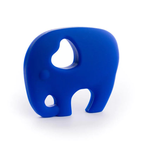 Jouet De Dentition Éléphant Bleu Royal